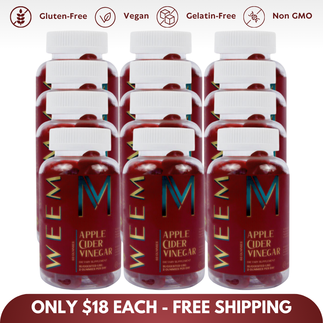 12 Bottles Apple Cider Vinegar