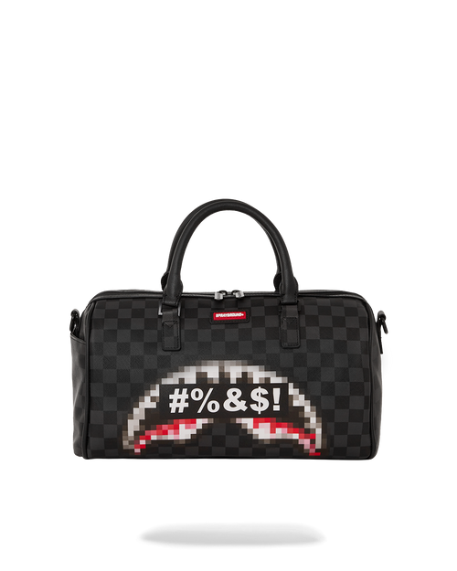 'WHAT THE BEEP' SHARK MINI DUFFLE