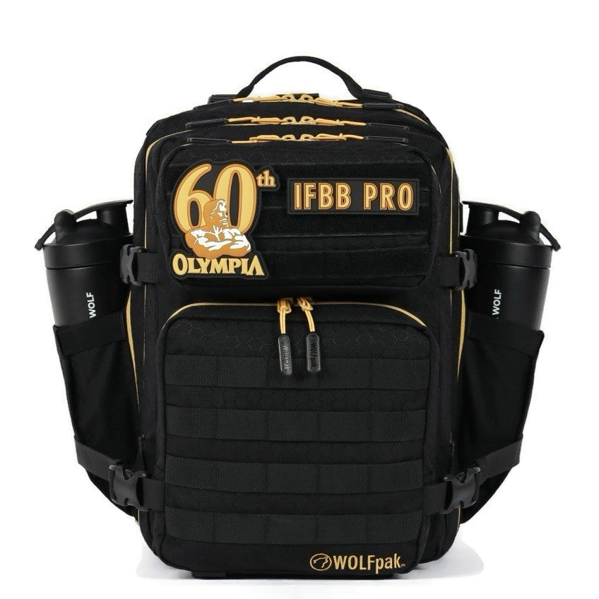 2024 Olympia 35L Backpack Black Hexagon