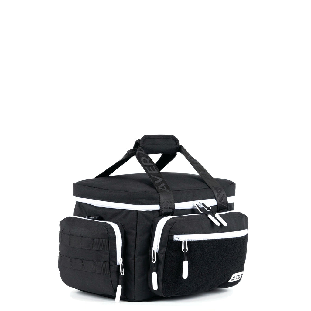 20L Alpha Black with White Accents Tactical Lunch Box