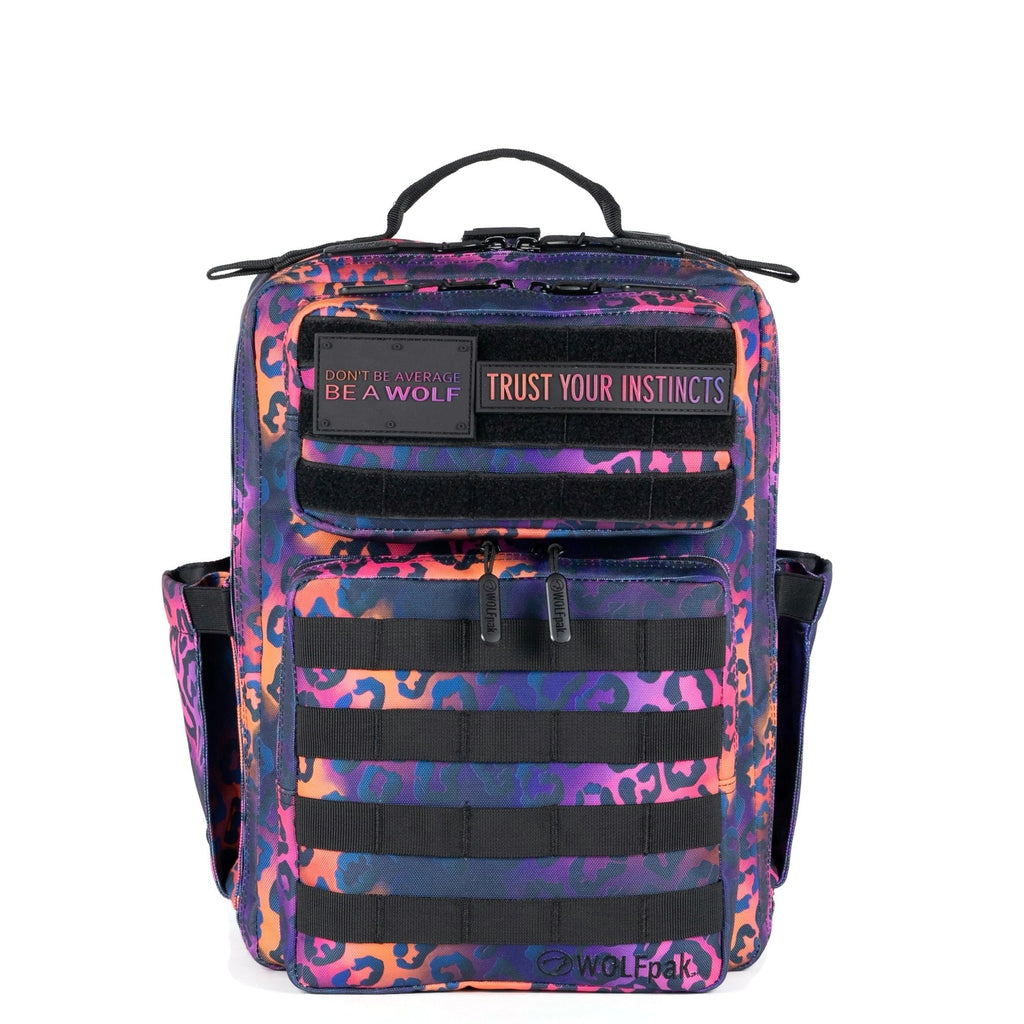 15L Backpack Neon Leopard