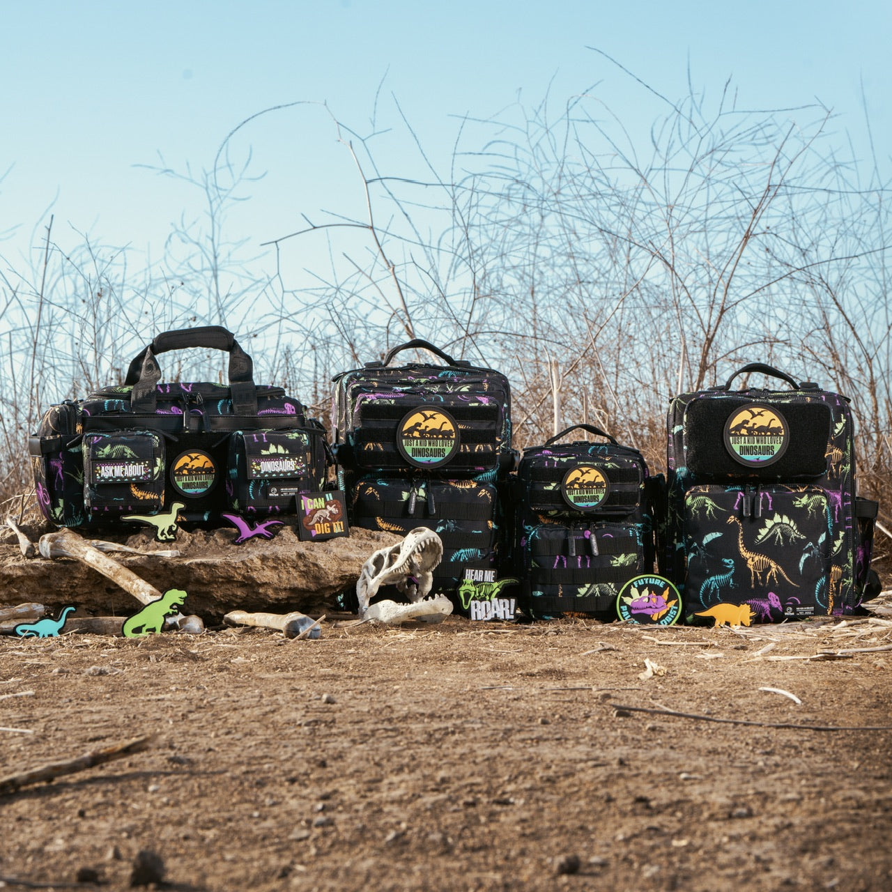 15L Backpack Dino Bag