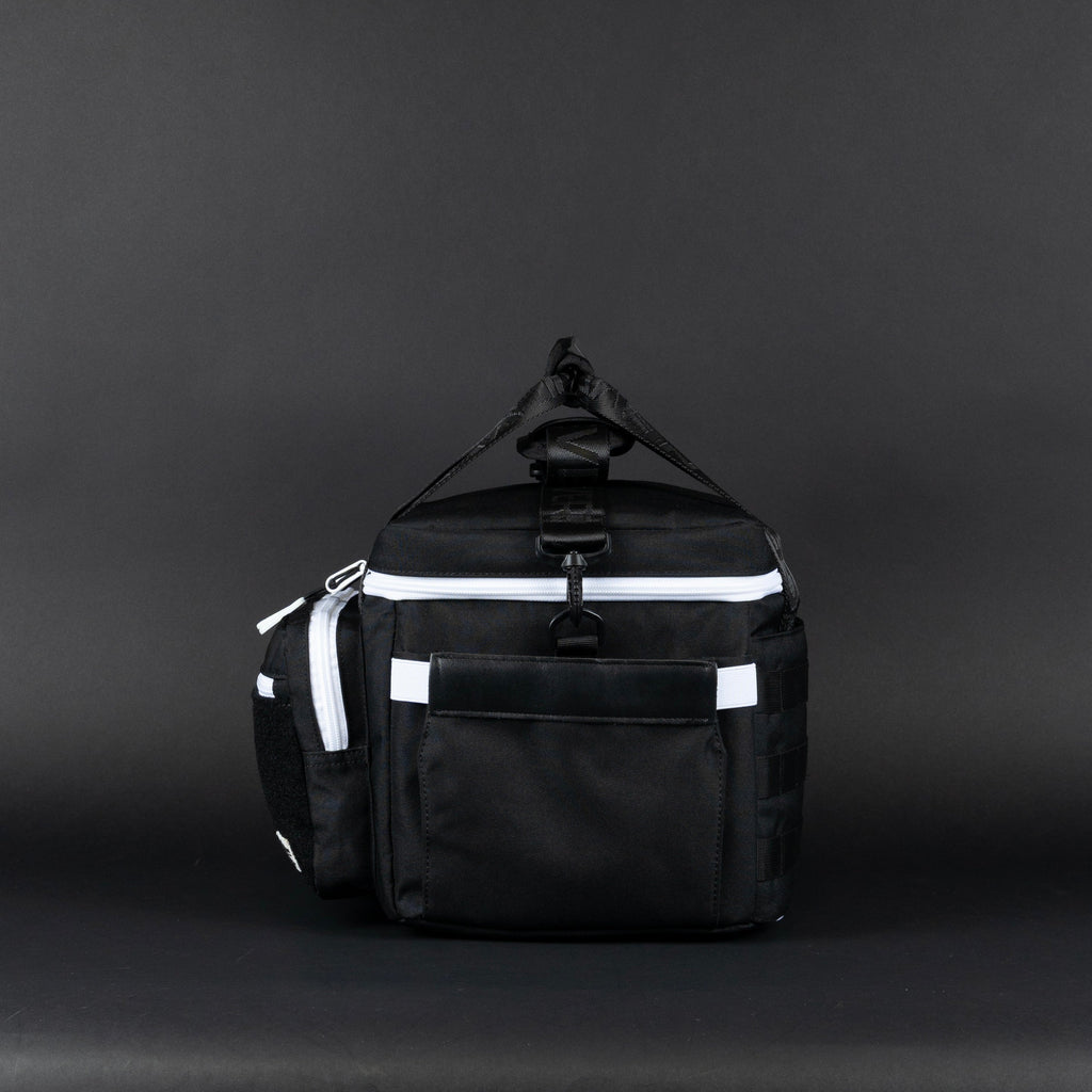 20L Alpha Black with White Accents Tactical Lunch Box