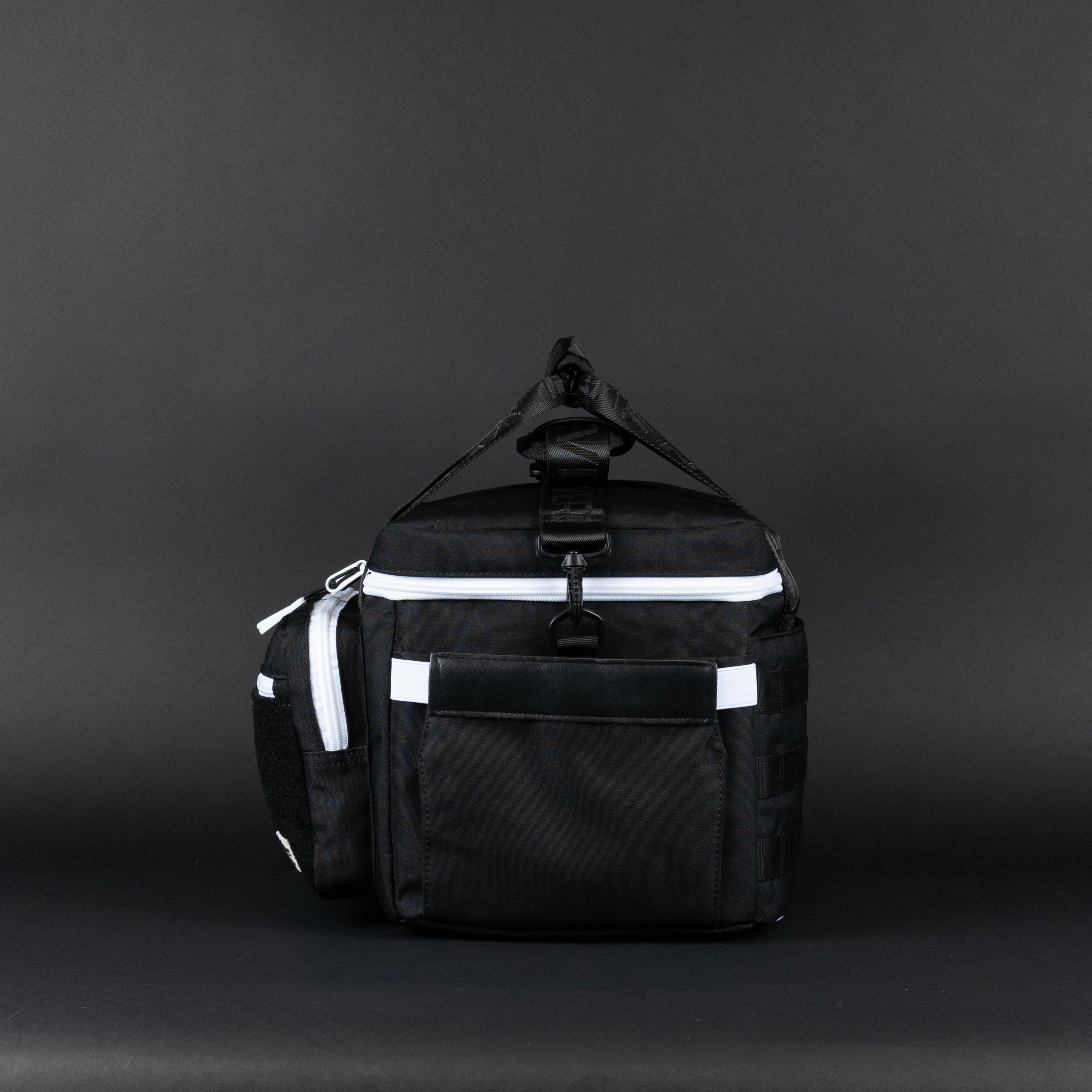20L Alpha Black with White Accents Tactical Lunch Box