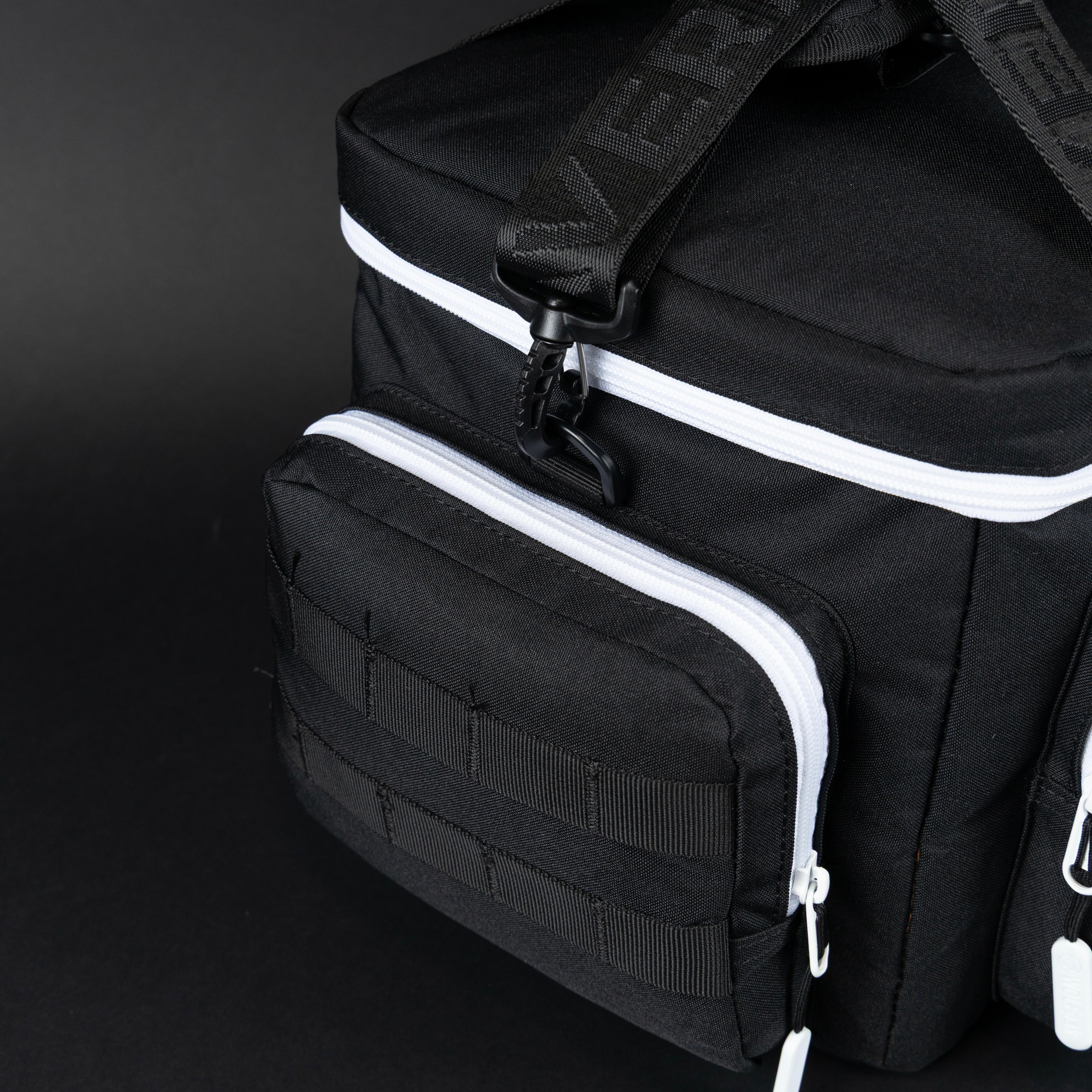 20L Alpha Black with White Accents Tactical Lunch Box