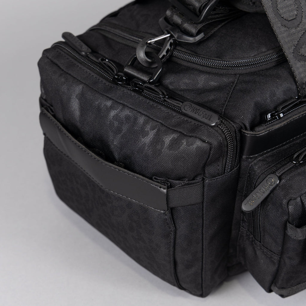 20L Mini Duffle Bag Black Leopard