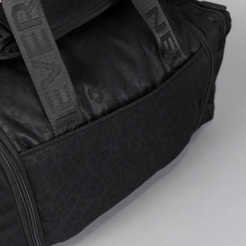 20L Mini Duffle Bag Black Leopard